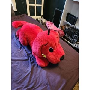 Clifford the Big Red Dog Barking Jumbo 24in Plush Stuffed Animal Large Vintage